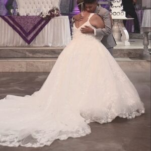 Oleg Cassini wedding gown